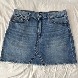 GAP Light Blue Denim Mini Skirt
